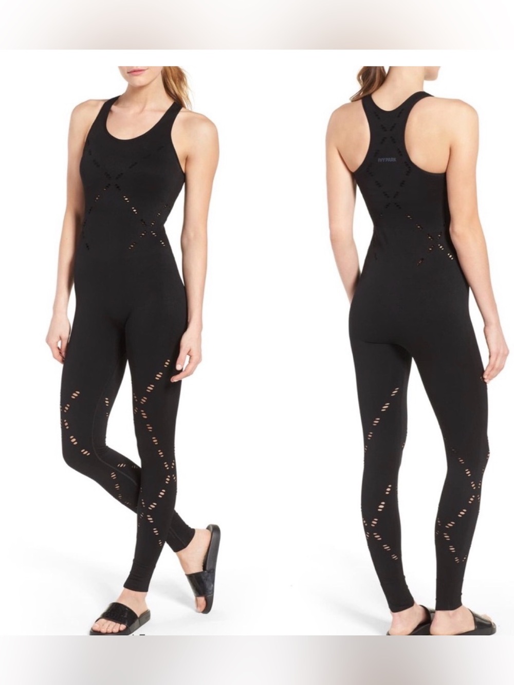 Ivy Park Seamless Criss Cross Ankle Bodysuit . Like new